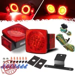 Partsam Submersible Led Trailer Tail Lights Kit Waterproof Boat Rv 12V. Fixed Price $42.99.