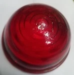 Antique Old Early Doray Light Lens Glass Red Dome Signal Truck 2 5/8" Auto Car. Fixed Price $14.99.