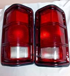 81-93 Dodge Ram Pu Truck Taillights W/blacktrim (pair Rh And Lh)fit Dakota 88/96. Fixed Price $44.95.