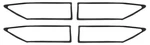 Restoparts Front And Rear Side Marker Lamp Lens Gasket Set 1970-1971 Cutlass 442. Fixed Price $24.98.