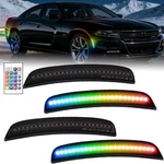 4PCS Rgb Led Side Marker Lights Front Rear Lamps Set For Dodge Charger 2015-2023. Fixed Price $63.99.