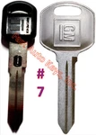 New Gm Double Sided Vats Ignition Key #7 + Doors/trunk Oem - Made In Usa. Fixed Price $33.20.