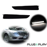 White Led Front Side Marker/signal Lights Smoked Lens 2010-2012 Ford Fusion. Fixed Price $24.99.