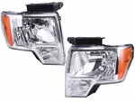 For 2009-14 F150 Headlight Lamp With Bulb Lh Rh Pair DL3Z13008A DL3Z13008B Capa. Fixed Price $218.93.
