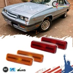 Amber Red Front Rear Side Marker Lights For 72-74 Plymouth Barracuda & Satellite. Fixed Price $34.99.