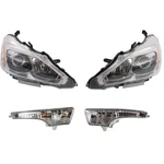 Halogen Headlight Kit For 2013-2015 Nissan Altima Left And Right 4PC Capa. Fixed Price $250.79.