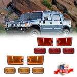 10X Amber/red Lens Cab Marker Roof Running Lights For 2003-2009 Hummer H2 Sut. Fixed Price $39.99.