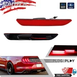 2X Led Rear Side Marker Light Bumper Reflector Lamp 2015-2023 Ford Mustang. Fixed Price $19.99.