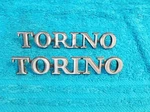 1972 Ford Gran Nos Front Fender Tailgate 'torino' Emblems Name Plates. Fixed Price $199.00.