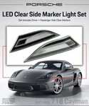 2017-2025 Porsche 718 Cayman Led Clear Side Marker Light Set 99163125506/ 607. Fixed Price $214.95.