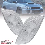 Clear Side Marker Lights Fits 2002-2003 Subaru Impreza Wrx Corner Signal Lamps. Fixed Price $19.49.