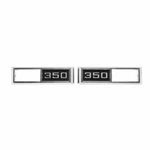 New Pair Of Front Side Marker Light Lamp Bezel 350 Trim Parts Fits Bel 4522. Fixed Price $166.01.