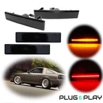 4PC Front Amber & Rear Red Led Side Marker Lights For 86-92 Toyota Supra MK3 A70. Fixed Price $39.99.