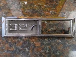 327 Camaro Chevelle Impala 1968 Nova Left Fender Emblem Chrome Chevrolet V8. Fixed Price $25.95.