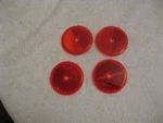 Lot Of 4 Truck Trailer Military Reflectors Grotelite. Fixed Price $20.00.