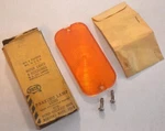 Nors 1963 Ford Galaxie & Mercury Amber Parking Light Lens, 1964-1965 Fairlane. Fixed Price $20.00.