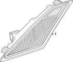 Genuine Hyundai Side Marker Lamp 921A1-KL100. Fixed Price $99.55.