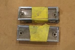 1973 Oldsmobile 98 Pair Backup Light Lamp Lenses, Bezels And Gaskets 5965022. Fixed Price $30.00.