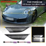 White Led Side Marker Lights For 2012-UP Porsche 911 991 981 718 Boxster Cayman. Fixed Price $39.59.