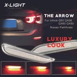 Clear Lens Dynamic Led Bumper Reflector Marker Light For Infiniti Q50 Qx Nissan. Fixed Price $39.99.