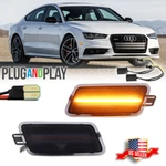2X Smoke Amber Led Front Side Marker Lights For Audi A7 RS7 Quattro 2012-2018. Fixed Price $24.99.
