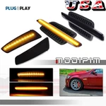 Smoke Amber Led Bumper/fender Side Marker Lights For 2008 2009 Pontiac G8 Gt Gxp. Fixed Price $74.99.