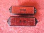 Alfa Romeo GTV-6 Used Original Pair Red Rear Side Marker Lights. Fixed Price $50.00.