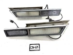 Oem 1969 Ford Galaxie 390 Pair Front Side Marker Lights, Bezels, Lens C36-69. Fixed Price $144.95.