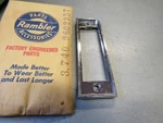 1968 Amc Rebel & Ambassador Wagon Left Rear Quarter Side Lamp Chrome Bezel Nos. Fixed Price $9.99.