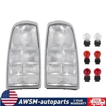 Clear Tail Lights W/bulb For 99-03 Chevy Silverado 99-07 Gmc Sierra Pickup Lh Rh. Fixed Price $66.20.