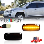 Amber Led Front Side Marker Lights For 06-10 Jeep Commander & 08-12 Liberty. Fixed Price $12.99.