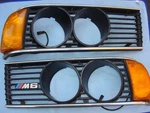 Bmw E24 M6 Headlight Grill Set W/turn Signal. Fixed Price $699.00.
