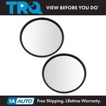 Trq 8.5 Round Convex Mirror Pair Stainless Steel Heated Center Stud W/ Bracket. Fixed Price $51.95.