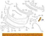 Ford Oem 16-23 Mkx Front Bumper Grille Components-reflector FA1Z13A565D. Fixed Price $62.98.