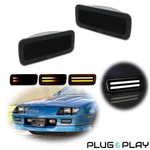 For 1985-1992 Chevrolet Chevy Camaro Dynamic Amber&white Led Signal Lights Smoke. Fixed Price $74.99.