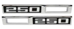 New Trim Parts Front Marker Light Bezel 250 Emblem Pair / For Listed Chevy 4605. Fixed Price $159.99.