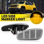 Front Led Marker Side Lights Clear Lens 68256050AA For 2015-2023 Jeep Renegade. Fixed Price $21.94.