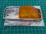 Front Flasher / Marker Lamp Lens & Trim Bezel For Mgb Triumph - Oem. Fixed Price $9.95.
