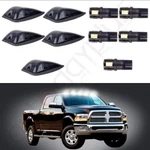 Smoke Cab Roof Marker Light LENS+BASE+5X White Led For Gmc/chevy Truck. Fixed Price $24.39.