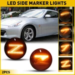 Auxito Smoke Dynamic Side Led Marker Signal Turn For Light Nissan 2009-2020 370Z. Fixed Price $21.84.