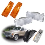Bumper Turn Signal Lights & Side Marker For Jeep Cherokee 84-96 Wagoneer 84-85. Fixed Price $39.99.