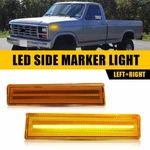 Front Side Fender Amber Led Marker Lights 1980-86 Ford Bronco F150 F250 F350. Fixed Price $20.89.