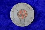 Vintage Metal Willys Overland Jeepster Club Grille Badge Sign Emblem Accessory. Fixed Price $75.00.