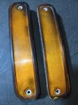 1973-80 Chevy/gmc Truck Deluxe Side Marker Amber Lens Sae Ap 2 S-ta Lh/rh. Fixed Price $19.95.