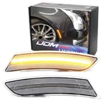Clear Lens Amber Full Led Bumper Side Marker Light Kit For 2013-17 Cadillac Xts. Fixed Price $31.09.