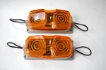Nos Pair Dominion 71-2010 Amber Marker Clearance Signal Lights Original Boxes X2. Fixed Price $36.13.