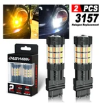 Chusyyray White Amber 3157 Led Dr Turn Signal Parking Light Blinker Corner Bulb. Fixed Price $13.99.