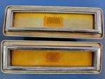1970 - 1979 Chevy Nova Ventura 74 Gto Front & Rear Side Markers With Bezels. Fixed Price $62.00.