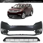 Front Bumper Cover Fascia & Lower Grille For 2011-2013 Toyota Highland. Fixed Price $303.00.