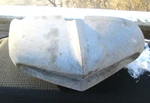 Oem 56 Ford Fairlane Park Light Rh Chrome Stripped. Ready Replate Process. Fixed Price $12.85.